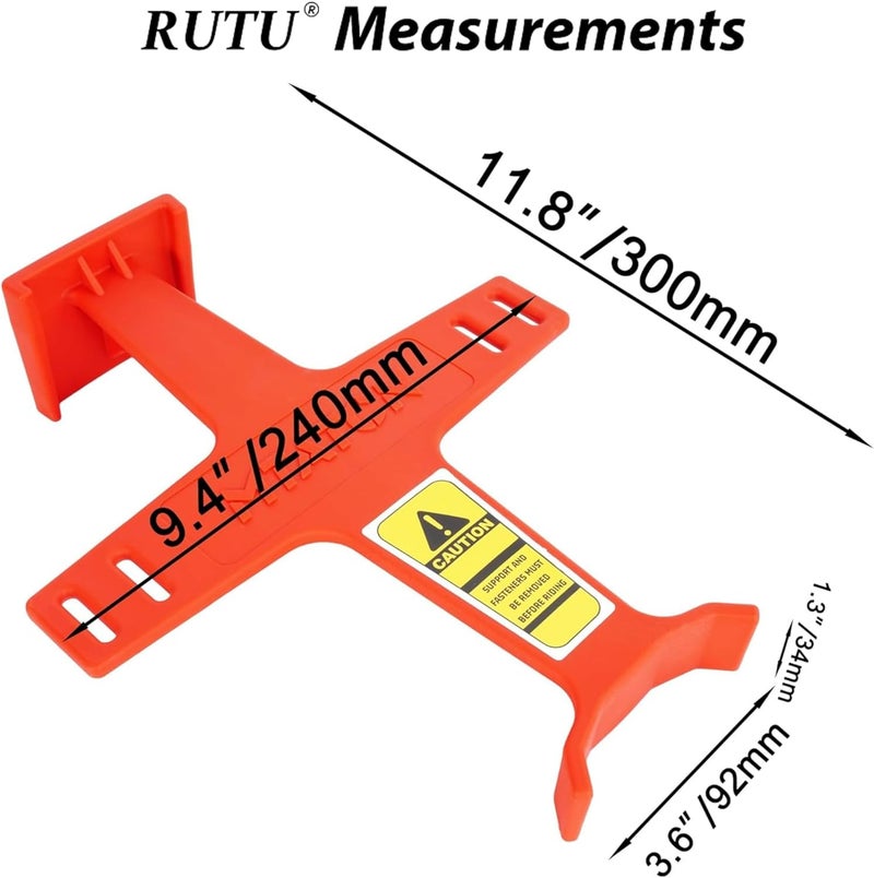 RUTU Dirt Bike Fork Saver, Universal Motorcycle Fork Guard Suspension for CRF450R DRZ400s XC-W 250 CR80 CR250 XR650R KLX 300R (red) - Image 2
